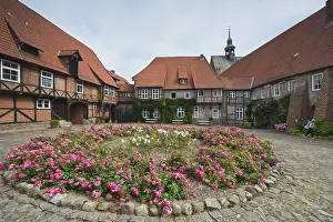 Northern Germany Building Drucke: Lune Monastery, Lower Saxony