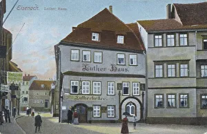 Martin Luther Birthplace Drucke: Luther House in Eisenach, Thuringia