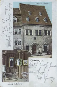 Saxony Anhalt Tourism Drucke: Luther's death house in Eisleben