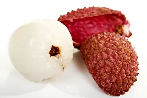 Close Up Fruit Photography Drucke: Lychees