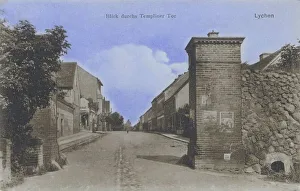 Lychen, Blick durch das Templiner Tor