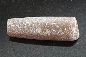 Belemnoid Drucke: Makrobild eines natürlichen Felsproben - Blitzstein.