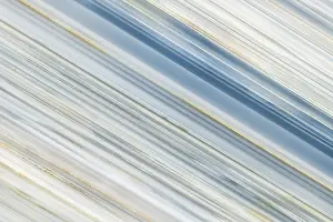 Unique Geological Formations Drucke: A macro photograph showcasing the striking linear patterns
