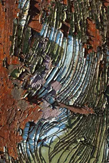 Deserted Metal Structure Drucke: Macro, surface structure, colour, rust