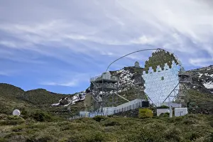 Sculpted Rock Formations Spain Drucke: Magic Telescopes at Roque de los Muchachos
