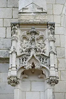 Late Gothic Architecture Drucke: Main facade Former Brou Monastery