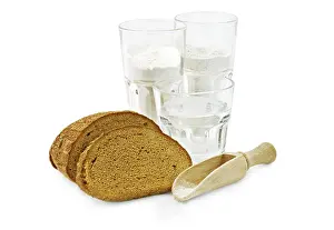Rye Bread Nutrition Drucke: Making bread