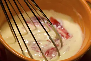Deserted Kitchen Drucke: Making of sauce. Kitchen scene