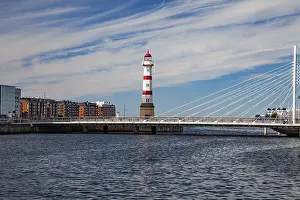 Malmo Hafen, Leuchtturm, Skåne-Land
