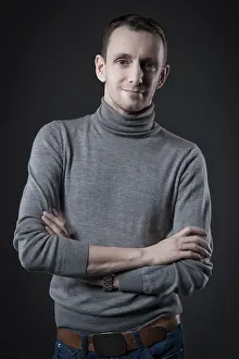 Studio Shot Caucasian Male Drucke: Man, 30+, portrait