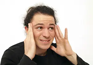 Man With Headache Drucke: Man with headache