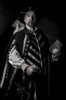 Historical Clothing Drucke: Man in medieval garb