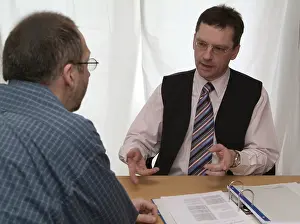 Office Job Drucke: Man in the office