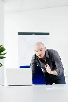 Business Professional Drucke: Man in the office
