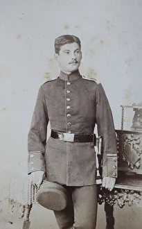 Historical Photograph Drucke: Man, visit format, Carte de Visite