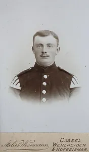 Historical Portrait Photo Drucke: Man, visit format, Carte de Visite