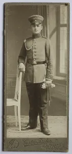 Military Portraits Drucke: Man, visit format, Carte de Visite