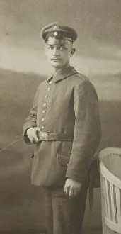 Military Man Portrait Drucke: Man, visit format, Carte de Visite