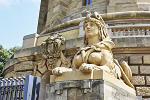 Southern Germany Stone Sculpture Drucke: Mannheim, Germany