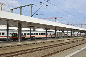 Railway Track Germany Drucke: Mannheim, Germany
