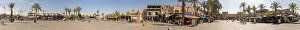 North African Desert Drucke: MAR, Marrakech, Pano