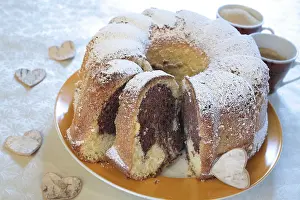 European Desserts Drucke: Marble ring cake