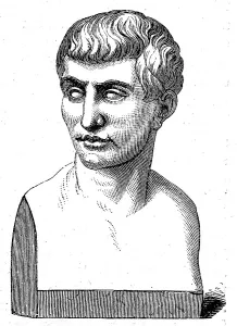Ancient Rome Politician Drucke: Marcus Junius Brutus, 85 B. C. 42 B