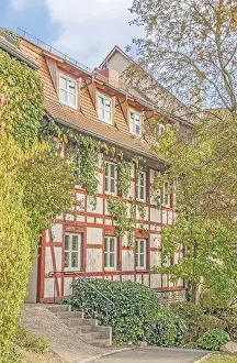 Timber Framed Houses Germany Drucke: Markdorf half-timbered building