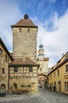 Southern Germany Urban Environment Drucke: Markusturm and Roderbogen