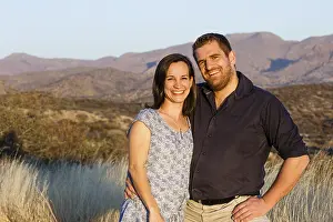 Caucasian Married Couple Drucke: Married couple, Potrait, Namibia