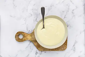 Mashed Potatoes Drucke: Mashed potatoes, with suluguni cheese