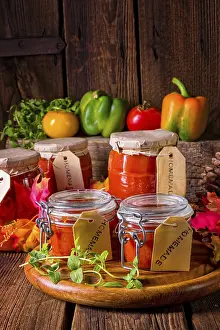Homemade Preserves Recipe Drucke: Mason jar
