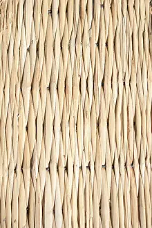 Abstract Straw Texture Drucke: Mat as straw as abstract texture pattern