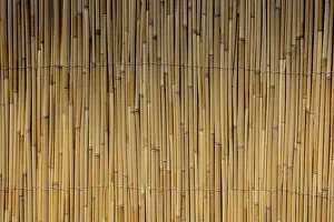 Empty Uninhabited Space Drucke: Mat as straw as abstract texture pattern