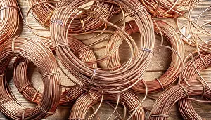 Industrial Building Structure Drucke: Material, metal, copper, copper wire