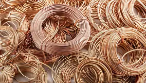 Metal Processing Factory Drucke: Material, metal, copper, copper wire