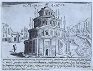 Roman Civilization Monument Drucke: The Mausoleum of Augustus