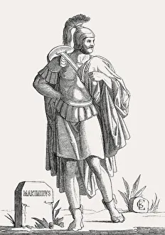 Ancient Rome Tourist Attraction Drucke: Maximinus Thrax or Maximinus I