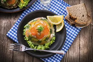 Pork Meat Dish Drucke: Meat aspic