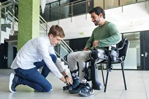 Physiotherapy Equipment Drucke: Mechanical exoskeleton