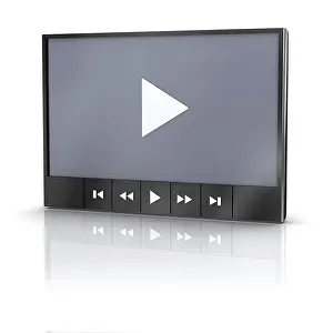 Leisure Hobby Activity Drucke: Media video player with reflection