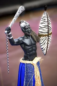 South American Tradition Drucke: Statuette representing the orisha Ogun