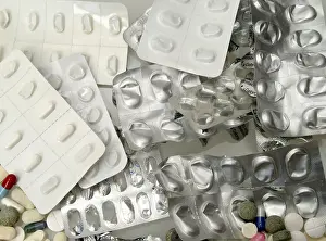 Empty Medicine Packages Drucke: Empty medicaments packages