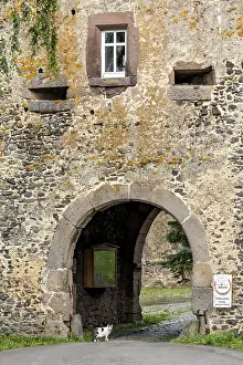 Medieval Gate Tower Drucke: Medieval gate tower of the outer bailey