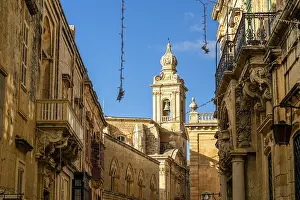 Malta Drucke: Mediterranische Architektur von Mdina