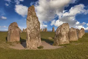 Scandinavian Heritage Sites Drucke: Megalithic stone setting Ales Stenar