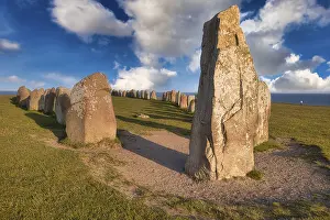 Ancient Civilization Europe Drucke: Megalithic stone setting Ales Stenar