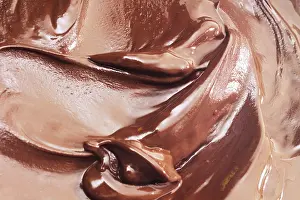 High Calorie Dessert Drucke: Melted couverture chocolate