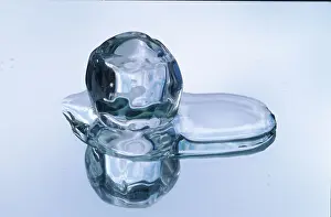Eisblock schmilzt.