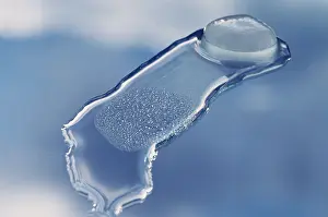 Schmelzender Eiswürfel, Eiswürfel.